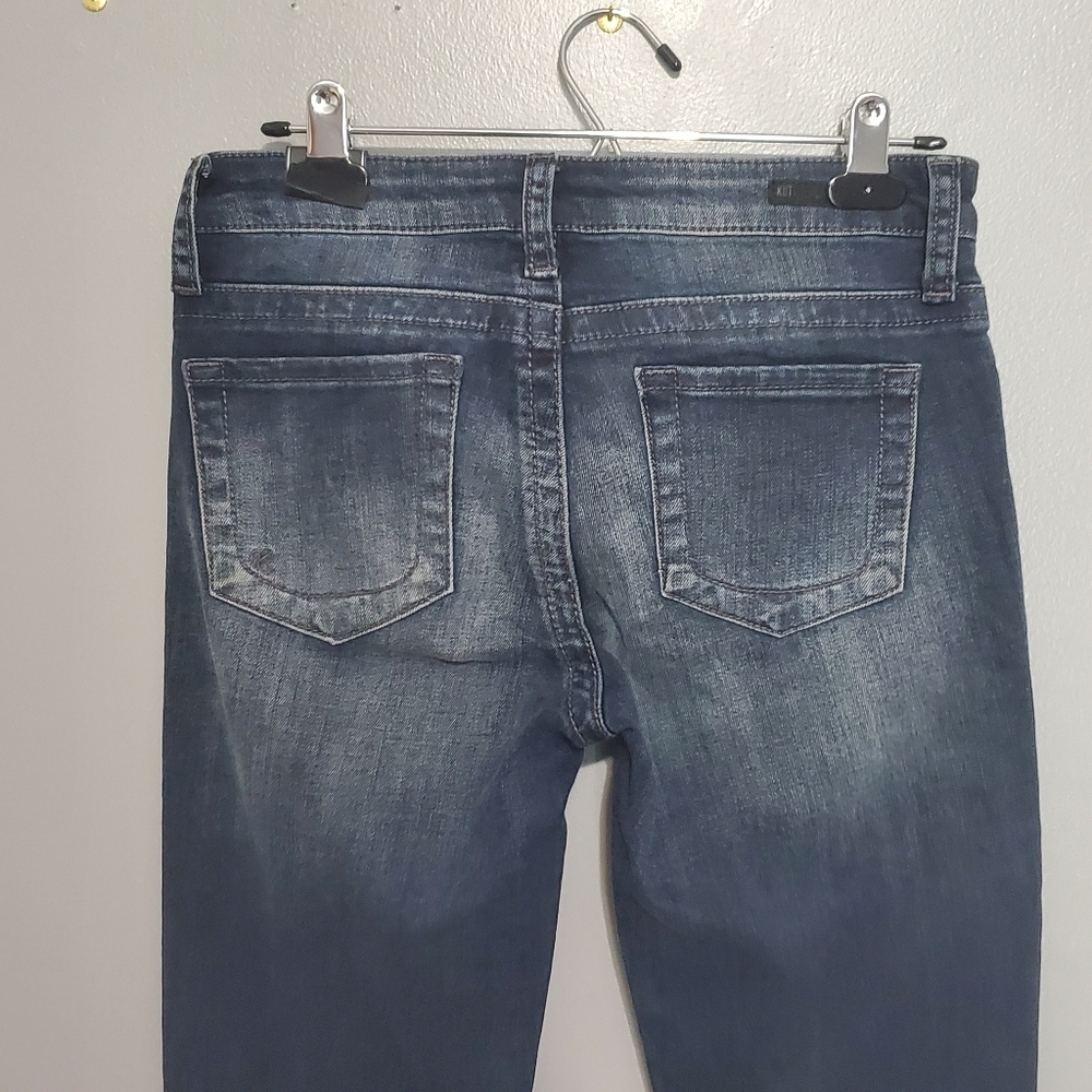 NWT Kut from the Kloth Stevie Straight Leg Womens Blue Jeans Size 2 - Picture 5 of 10